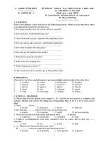 ĐỀ THI CHỌN HSG LỚP 12 - THPT NĂM HỌC 2009 - 2010 ĐỀ THI MÔN TIẾNG ANH pptx