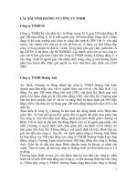 CÁC BÀI TÌNH HUÔNG VÊ CÔNG TY TNHH pps