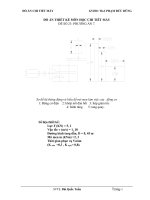 Đồ án thiết kế môn học chi tiết máy pdf