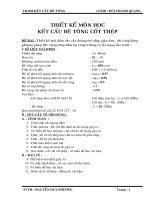 ĐỒ ÁN MÔN HỌC KẾT CẤU BÊ TÔNG CỐT THÉP CẦU ĐƯỜNG, NGUYỄN DUY PHƯƠNG