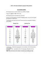 ielts ''''''''international english language testing system''''''''