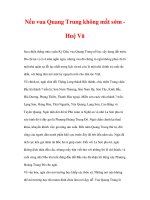 Nếu vua Quang Trung không mất sớm Huệ Vũ docx