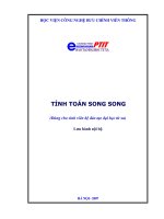 GIÁO TRÌNH: TÍNH TOÁN SONG SONG potx