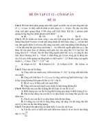 ĐỀ ÔN TẬP LÝ 12 – CÓ ĐÁP ÁN ĐỀ 10 ppsx