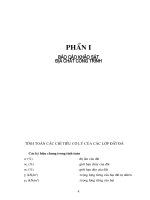 ĐỒ ÁN  MÔN HỌC NỀN MÓNG SỐ 01