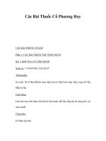 Các Bài Thuốc Cổ Phương Hay ppsx