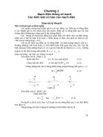 LÝ THUYẾT MẠCH  PHẦN 1.1: BÀI TẬP