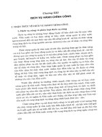 Giáo trình-Hành chính công -Dịch vụ hành chính công-c13 doc