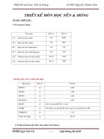 ĐỒ ÁN MÔN HỌC NỀN MÓNG CẦU ĐƯỜNG, NGÔ VĂN VŨ