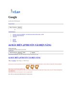 Máy biến áp - truyền tải điện năng ppt