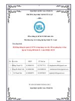 công trình triển khai hệ thống scm trên nền tảng phần mềm quản lý scm