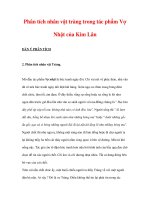 Phân tích nhân vật tràng trong tác phẩm Vợ Nhặt của Kim Lân doc