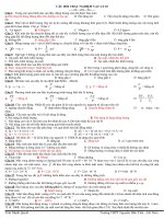 CÂU HỎI TRẮC NGHIỆM VẬT LÝ 10 doc
