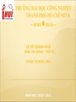 Thuyết trình: Chức năng của đồng usd potx