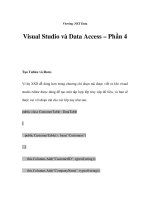 Viewing .NET Data - Visual Studio và Data Access – Phần 4 doc