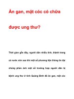 Ăn gan, mật cóc có chữa được ung thư? pot