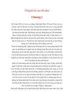 Chuyện kể sau 40 năm - Chương 1 potx