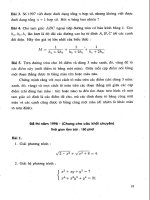 Tuyển tập đề thi tuyển sinh thpt chuyên Toán - Tin - ĐH Quốc Gia Hà Nội - Phần 3 pdf