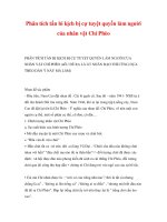 Phân tích tấn bi kịch bị cự tuyệt quyền làm người của nhân vật Chí Phèo potx