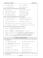 Tài liệu ôn toán - Bài tập giải tích lớp 12 - phần 8 potx