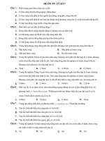 ĐỀ ÔN TỐT NGHIỆP VẬT LÝ SỐ 17 pptx