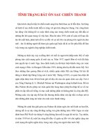 HOA KỲ - TÌNH TRẠNG BẤT ỔN SAU CHIẾN TRANH pps