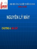 Bài giảng: Nguyên lý máy - chương 4 doc
