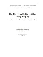 Kỹ thuật chăn nuôi lợn trong nông hộ part 1 pot