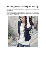 Xu hướng áo vest vai vuông cho phái đẹp pptx