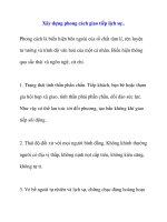 Xây dựng phong cách giao tiếp lịch sự.. pdf