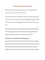 Mở rộng quan hệ, mở lối thành công pot