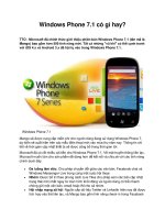 hệ điều hànhWindows Phone 7.1 có gì hay? pps