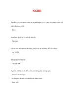 NGHE - Tạo hóa cho con người có hai tai mà một miệng potx