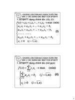 Chương 1: Bài toán quy hoạch tuyến tính - bài 3 pot