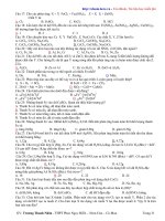 Tài liệu ôn thi hóa học lớp 12 trường thpt Phan Ngọc Hiển - phần 4 ppsx