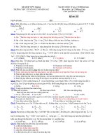 Trường THPT chuyên Huỳnh Mẫn Đạt - Đề vậy lý 12 nâng cao (đề số 353) potx