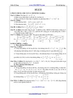 Đề thi thử Đại học năm 2011 của Trần Sỹ Tùng ( Có đáp án) - Đề số 23 pptx