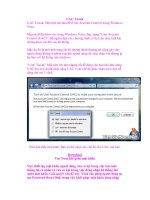 Những thiết lập đáng ghi nhớ của HĐH Window Vista phần 6 ppt