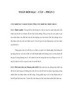 TOÁN RỜI RẠC - CÂY – PHẦN 2 docx