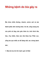 Những bệnh do bia gây ra doc