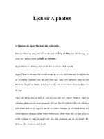 Lịch sử Alphabet docx