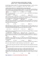 Đáp án đề thi CĐ môn Vật lý khối A năm 2010 pot