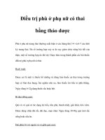 Điều trị phù ở phụ nữ có thai bằng thảo dược pot