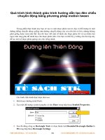 Quá trình hình thành giáo trình hướng dẫn tạo đèn chiếu chuyển động bằng phương pháp motion tween p1 docx