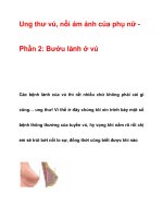 Ung thư vú, nỗi ám ảnh của phụ nữ pptx