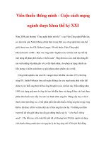 kiến thức nhãn khoa - Viên thuốc thông minh - Cuộc cách mạng ngành dược pot