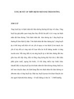 TĂNG HUYẾT ÁP TRÊN BỆNH NHÂN ÐÁI THÁO ÐƯỜNG doc