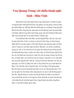 Vua Quang Trung với chiến thuật nghi binh - Hữu Vinh ppsx