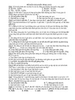 ®Ò kiÓm tra kiÕn thøc (sè 2) C©u1: TØ lÖ kiÓu h×nh nµo sau ®©y lµ cña t¸c ®éng ppt