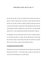 THEO DÕI SAU ĐIỀU TRỊ UNG THƯ VÚ docx